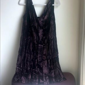 Crushed velvet French Connection slip dress